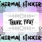 TY Thermal Stickers