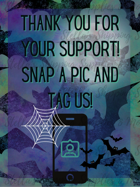 Spider Web Snap A Pic Cards