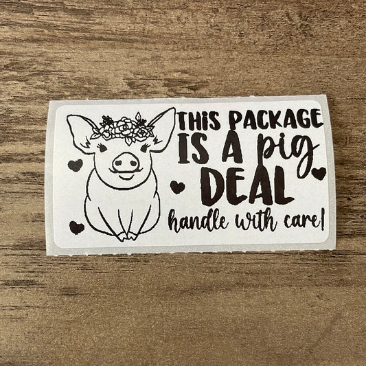 Pig Deal Thermal Stickers