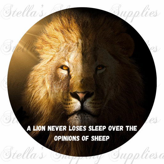 Lion Never Sleeps Digital/Sticker