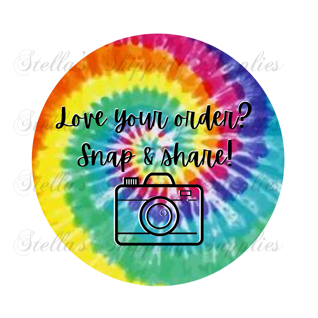 Tie Dye Snap Digital/Sticker