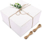 8x8x4 White Pastry Box
