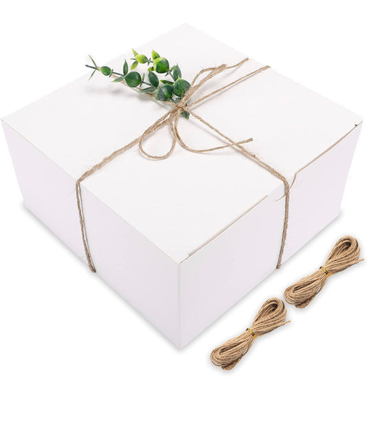 8x8x4 White Pastry Box
