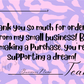Supporting A Dream Business Cards