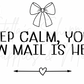 Bow Mail Thermal Stickers