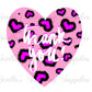 Leopard Heart Sticker