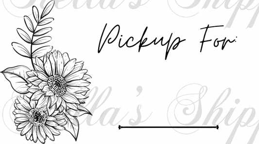 Sunflower Pickup Stickers