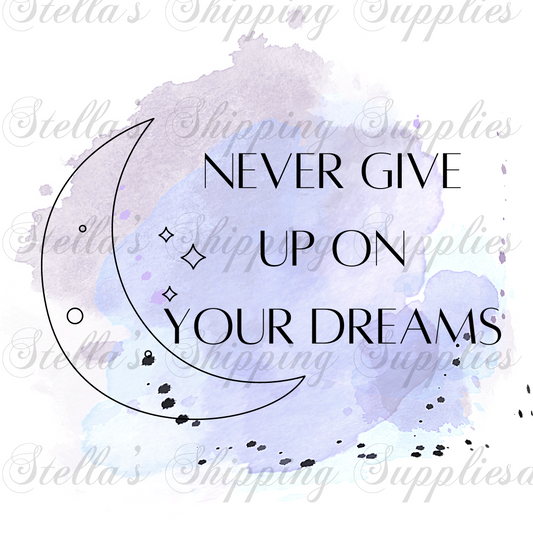 Never Give Up Digital/Sticker