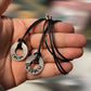 Hand Stamped Corded Necklace