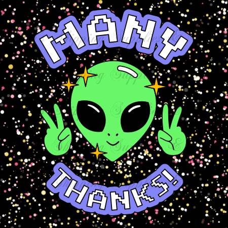 Alien Digital/Sticker