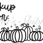 Pumpkin Pickup Thermal Stickers