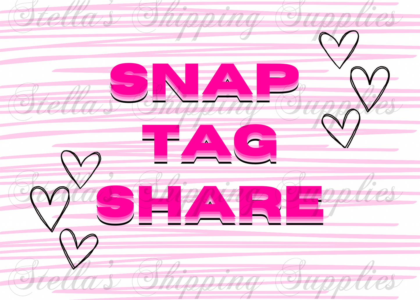 Snap Tag Share Cards