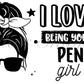 Pen Girl Thermal Stickers