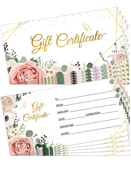 Floral Gift Certificates