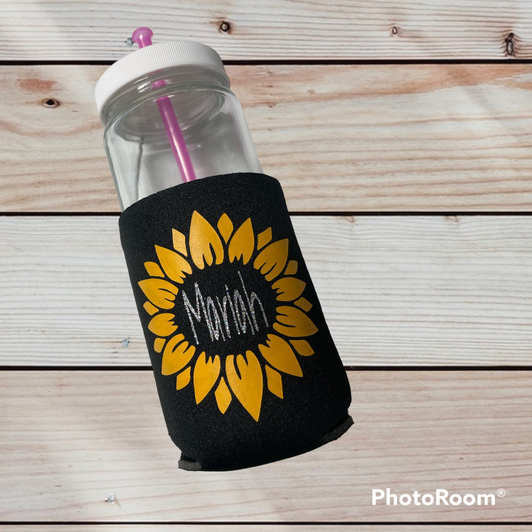 Sunflower Koozie