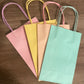 Pastel 5.25x8.44x3 Kraft Bags