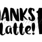 Latte Thermal Stickers