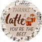 Thanks A Latte Stickers