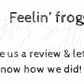 Froggy Thermal Stickers