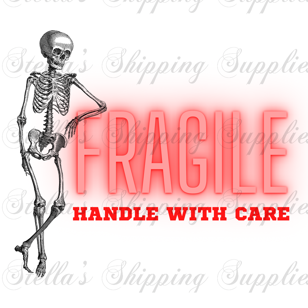 Skeleton Fragile Digital/Sticker