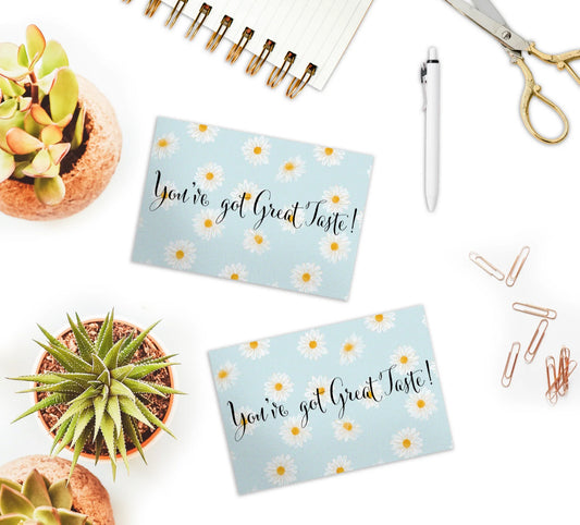 4x6 Daisy TY Cards