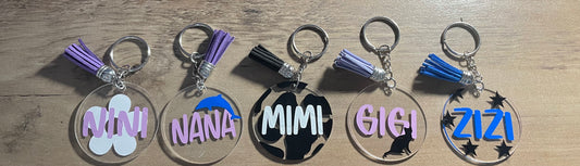 2” Custom Acrylic Keychain