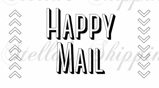 Happy Mail Thermal Stickers