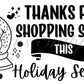 Snow Globe Thermal Stickers