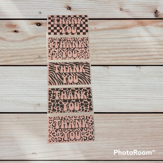 Patterned TY Thermal Stickers