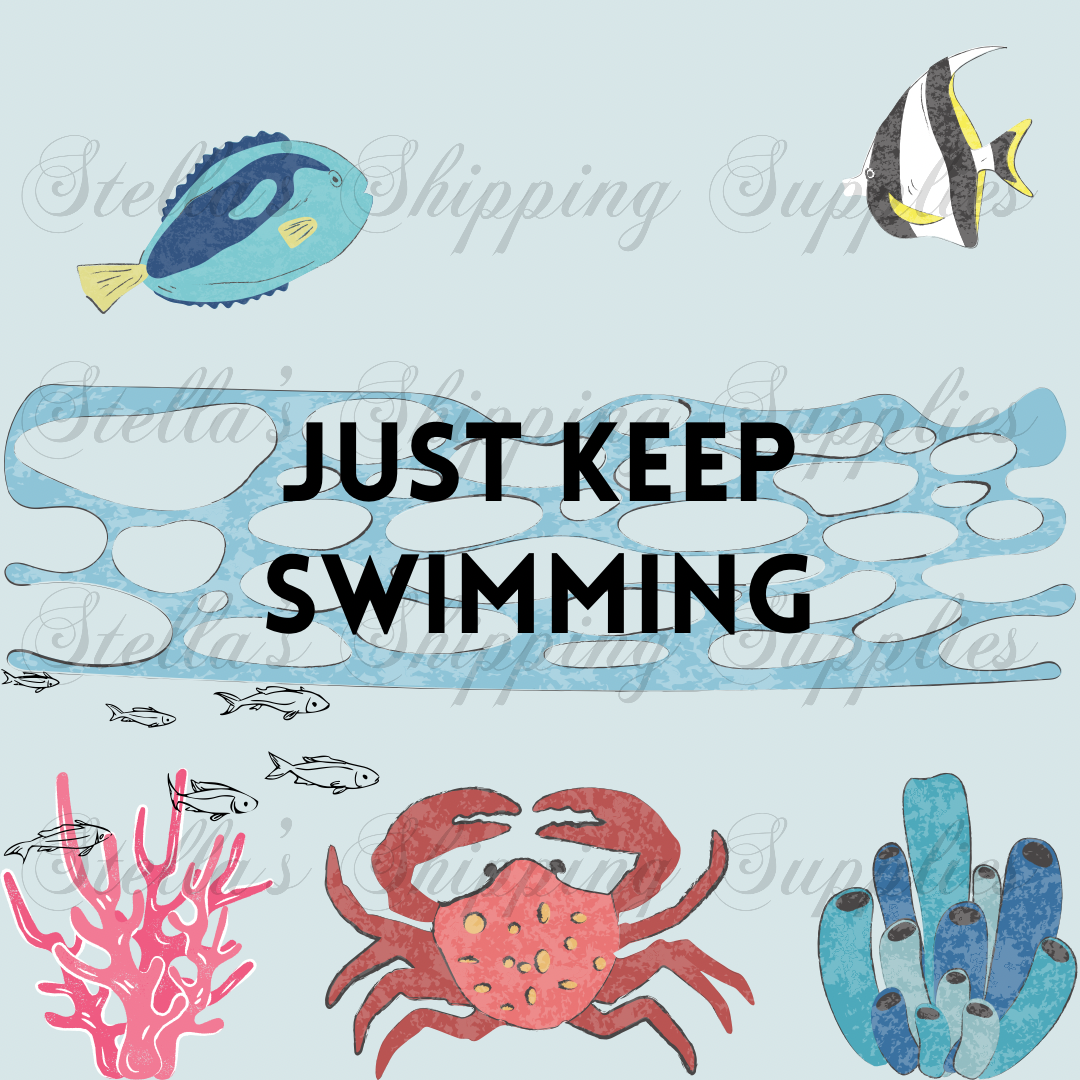 Just Keep Swimming Business Cards