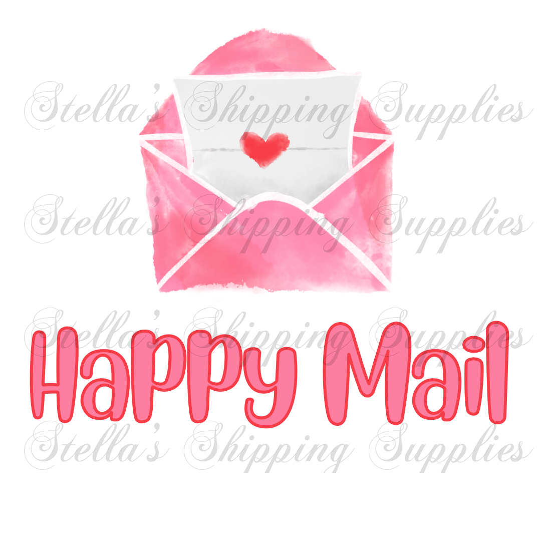 Pink Happy Mail Digital/Sticker