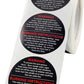 Candle Care Stickers