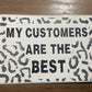 4x6 Cheetah Customers Thermal Sticker