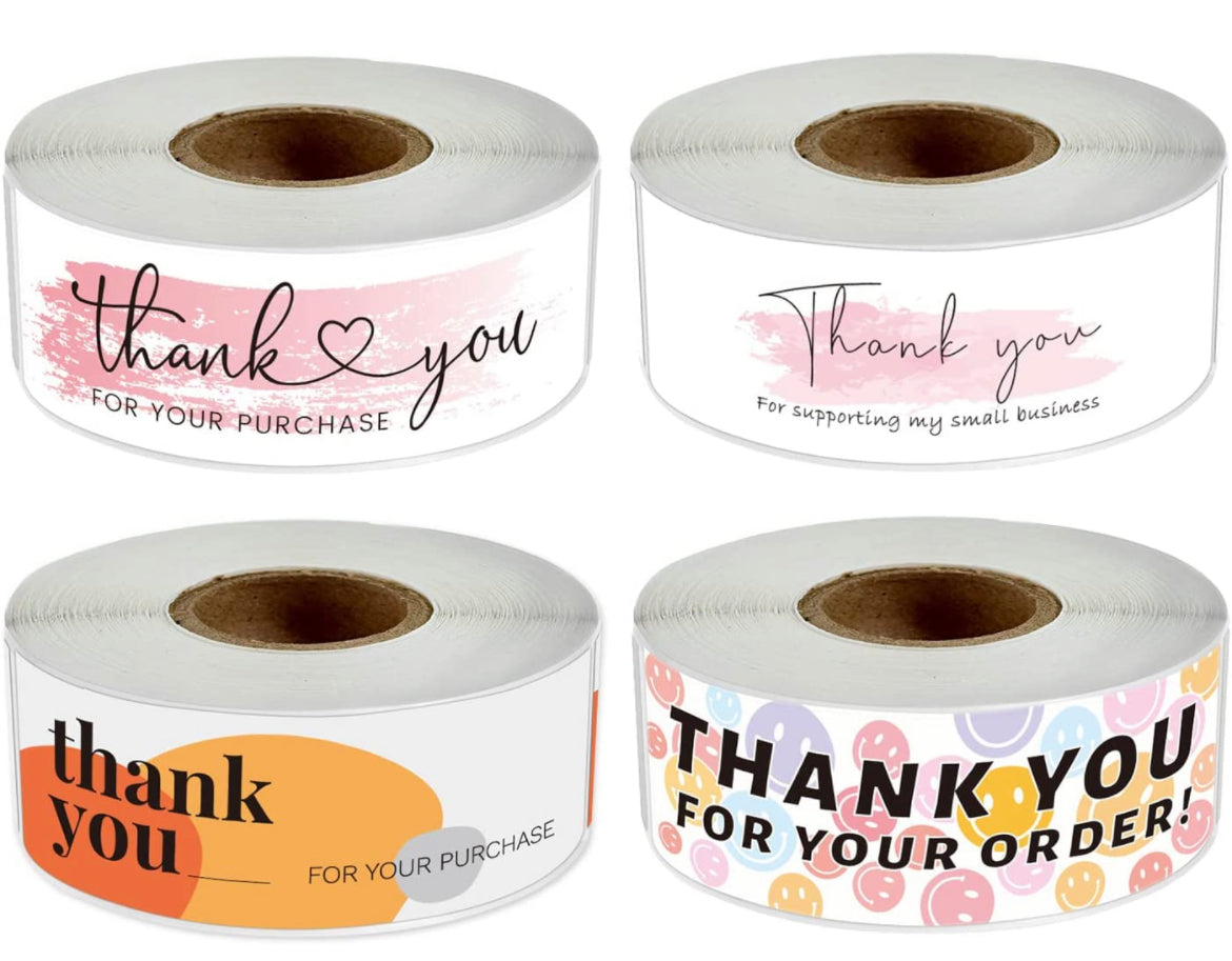 Assorted Rectangle Stickers – Stella's Shipping Supplies & More!