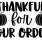 Thankful Thermal Stickers