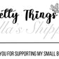 Butterfly Pretty Things Thermal Stickers