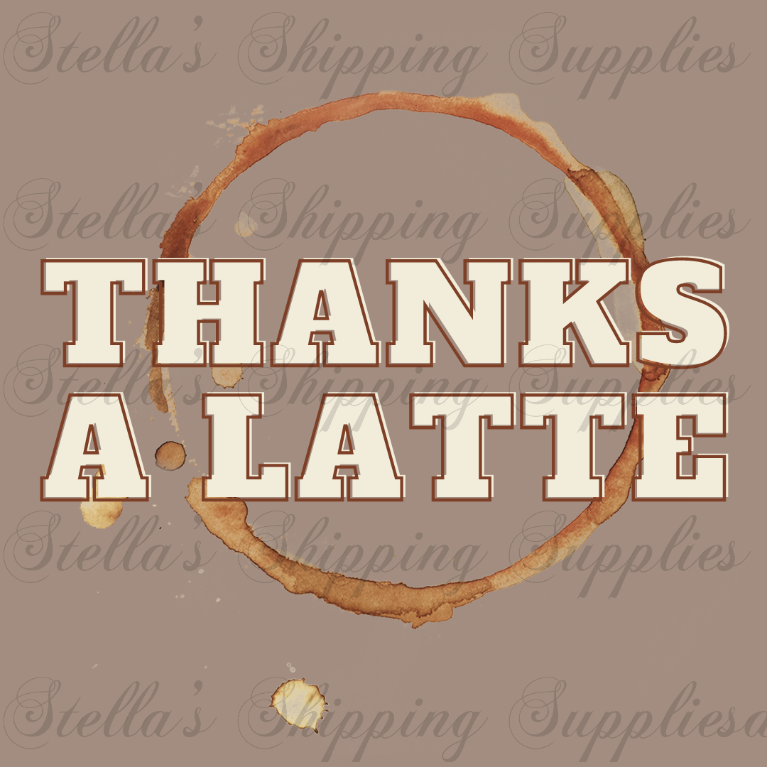 Thanks A Latte Digital/Sticker