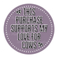 Cow Support Sticker