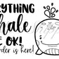 Whale Thermal Stickers