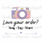 Love Your Order Digital/Sticker
