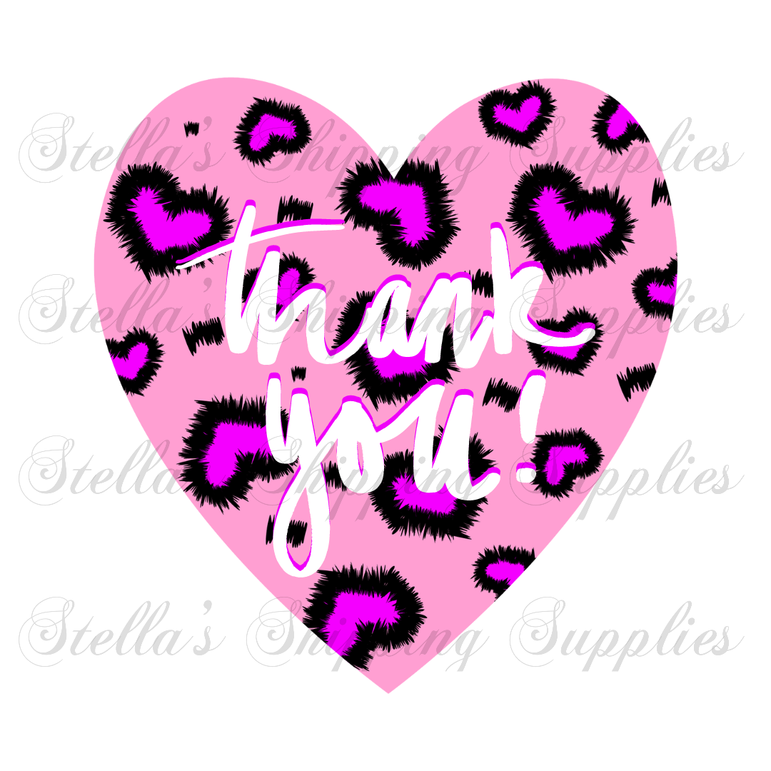 Cheetah TY Digital/Sticker – Stella's Shipping Supplies & More!