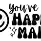 Retro Happy Mail Thermal Stickers