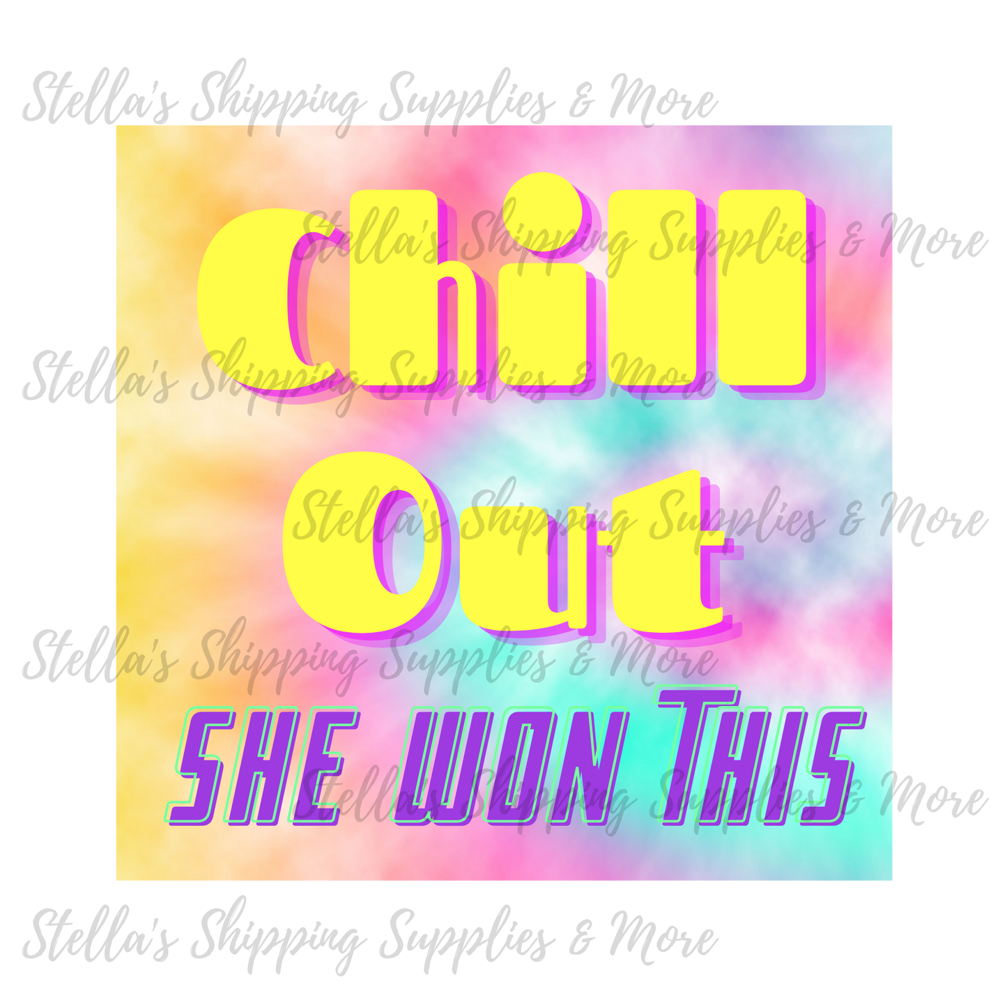 Chill Out Sticker