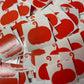 1” pumpkin decals