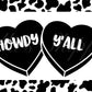 Howdy Y’all Thermal Stickers