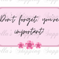 Don’t Forget Cards