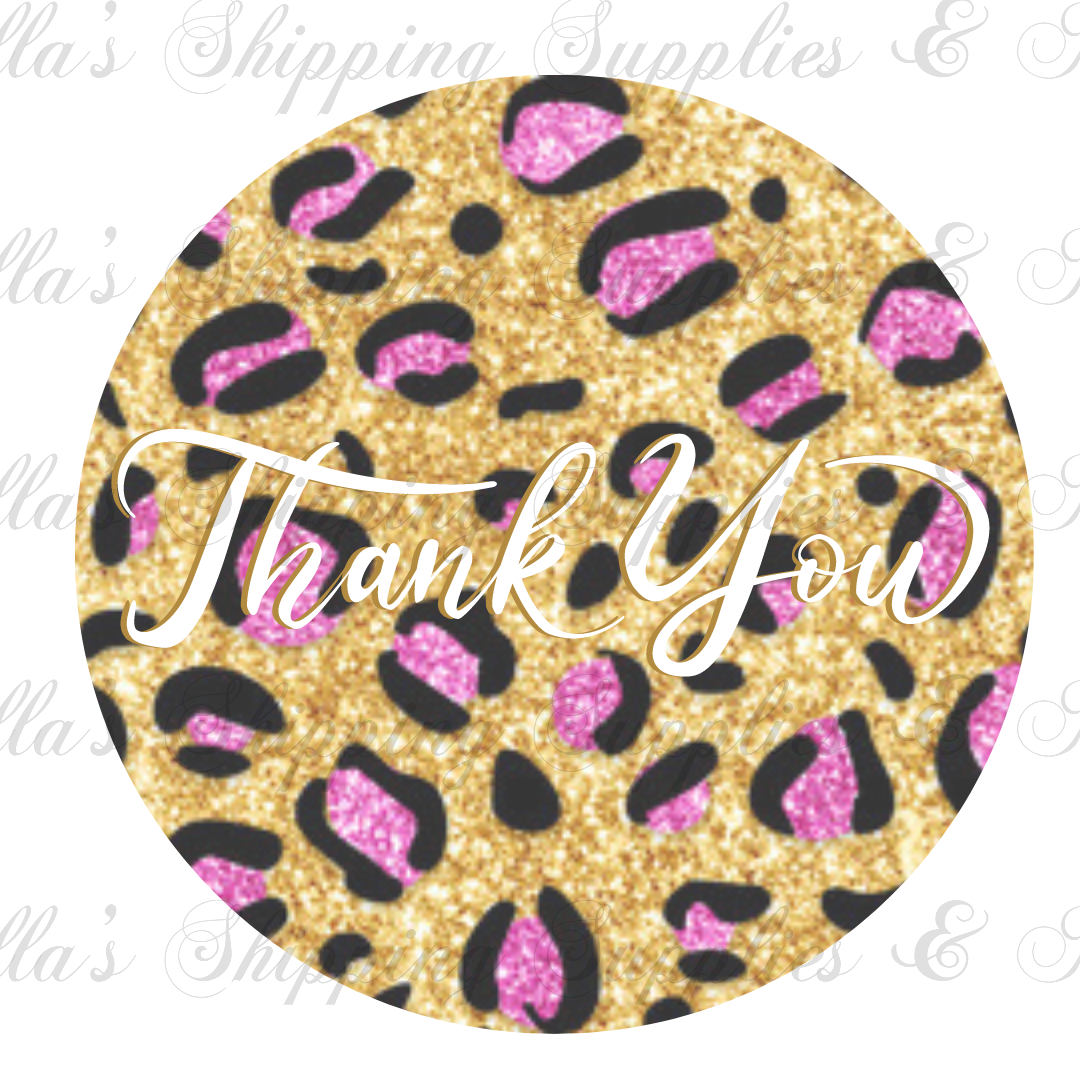 Golden Leopard Sticker