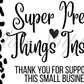 Super Pretty Things Thermal Stickers