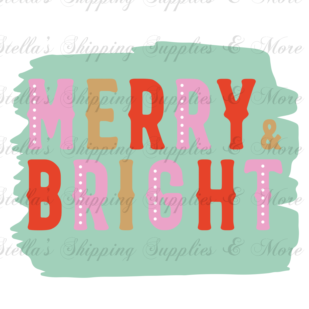 Merry & Bright Digital/Sticker