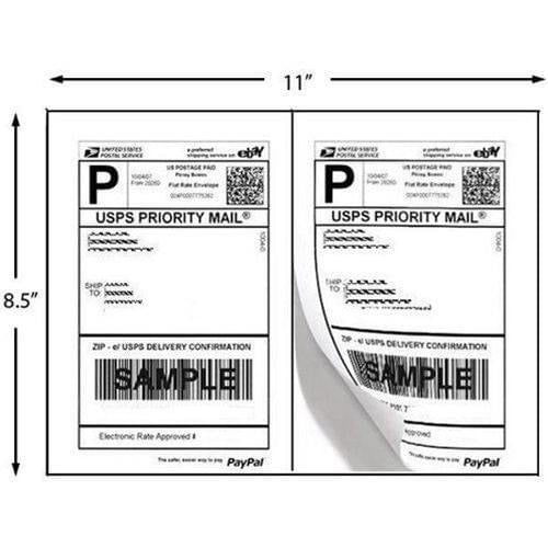 Shipping Label Sheet (2 Stickers)